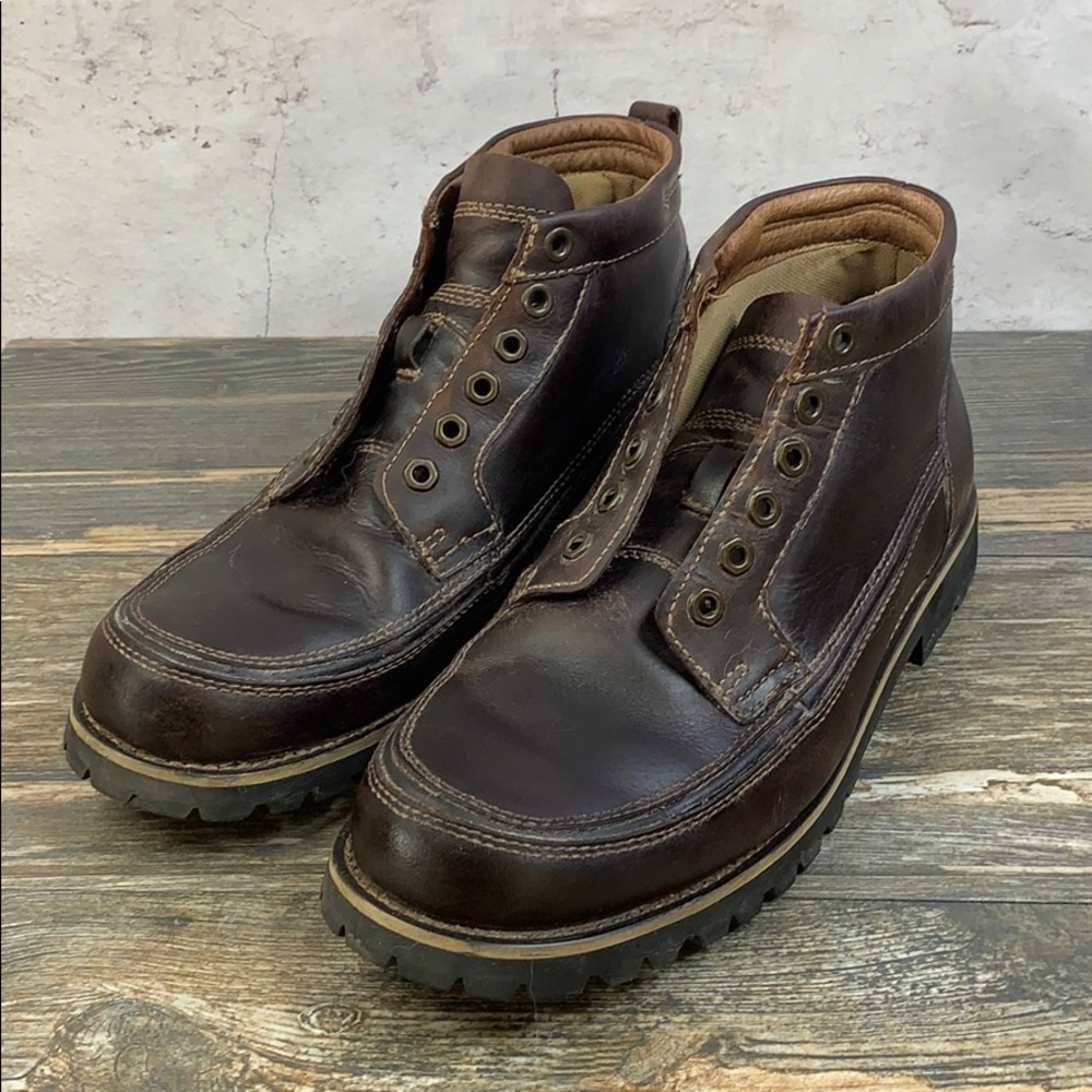 J. Murphy 12M boots leather preowned lace up